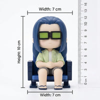 Luo Xiaohei Daily Life Series Figure Cute Miniature Design the Fantasy of Hei 2 Collectible Set Anime Character Mystery Toy for Teenagers, Bedroom