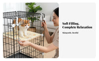 All-Season Woven kennel Liner Breathable Pet Mat Easy to Clean pet Bedding Soft Surface for Summer, Indoors, Playpen, Floor