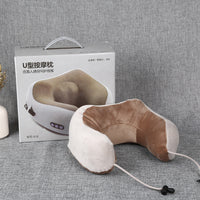 Memory Foam U-Shaped Neck Pillow for Travel, Airplane, and Napping - Cartoon Design