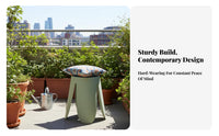 Petal Design Stool Sturdy Backless Seat Heavy-Duty for Bedroom