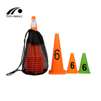 48cm Large Numbered Training Cones for Soccer Drills and Team Sports, Soft Obstacle Markers