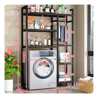 Over-the-Washer Storage Rack Heavy-Duty over Washer Storage Rack High Load Capacity Multi-Tier Plant Stand for Balcony, Washroom