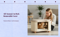 Foldable insulated cat tent bed for all-season indoor use