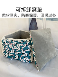 猫窝冬季保暖猫笼子内挂窝四季通用宠物狗窝加厚防寒两用猫咪吊床