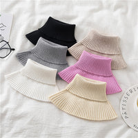 Women's Knitted Turtleneck Neck Warmer Scarf for Winter