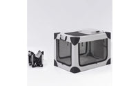 Pet Crate with Cushion Portable Foldable Pet Crate Foldable Travel Kennel for Dog, Cats, Indoor