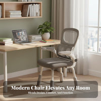 Adjustable 4-Leg Task Chair Ergonomic Design Study Seat High Back with Headrest