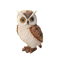 Owl Figurine Realistic Owl Statue Decorative for Porch