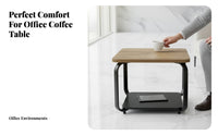 Modern Design Office Sofa and Coffee Table Combo Complete Set Commercial Furniture Professional Look Seating Group Easy to Clean for Business Owners, Interior Designers, Hoteliers, Reception Area, Waiting Room, Hotel Lobby