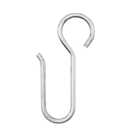 100 Pieces Curtain Track Hooks Stainless Steel Hardware Long-Lasting for Shower