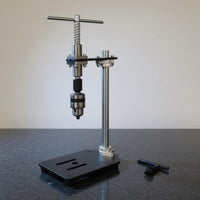 Manual Vertical Tapping Machine High Perpendicularity Benchtop Tapping Fixture Sensitive Feel Workshop Equipment for Machinists, Hobbyists, Garage