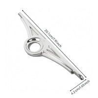 Chrome Rear Trunk Lock Cover Reflective Finish Rear Trunk Lock Cover Circular Opening
