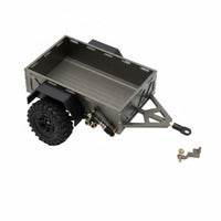 RC Utility Trailer No Damage Install Miniature Tow Trailer Personalized Decoration Model Vehicle Accessory for Display