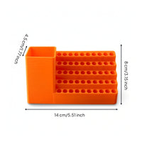 Desktop Holder with Cup Stepped Hex Organizer Plastic for Handymen