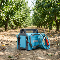 Portable Sprayer with Dual Mechanisms Rechargeable Powered Sprayer with Brass Nozzle Handheld for Farmers, Gardeners, Farms, Orchards, Car Washing