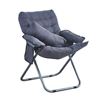 Foldable Single Sofa Chair with Adjustable Backrest for Dorm, Bedroom, Balcony, and Leisure