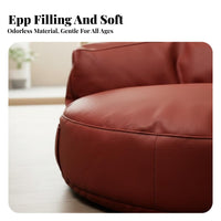 Caterpillar Lounger Integrated Spine Support Padded Floor Lounger Multi-Functional Plush Fabric for Teens, Kids, Balcony