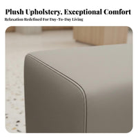 ribbedTufted Entryway Stool Luxury Design Upholstered Bench Soft padding