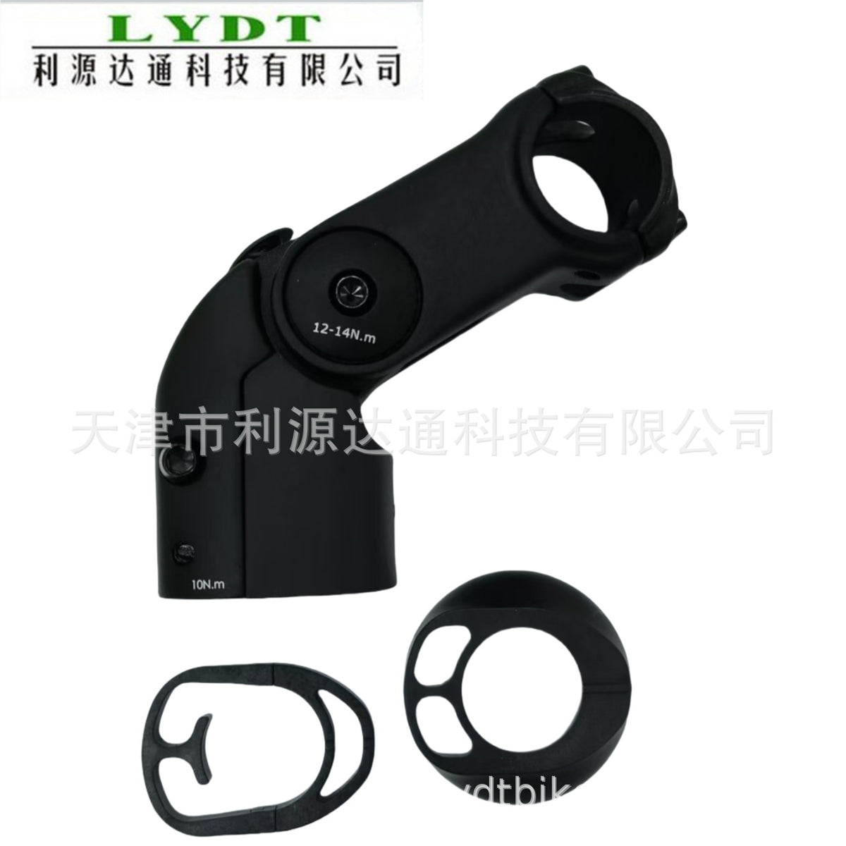 Bicycle Internal Cable Adjustable Stem 3D Forged Oxidized Sand Black 90*31.8*28.6 Folding Bike Stem