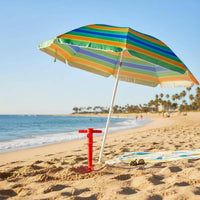 Spiral Umbrella Anchor Stable Hold Beach Umbrella Anchor Wind Resistant Parasol Base