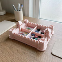 Castle Jewelry Tray Accessible Top Trinket Dish Decorative for Desk