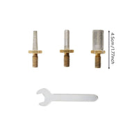 4 Pieces Crystal Grinder Set High-Strength Spiral Grinding Wheel Long-Lasting