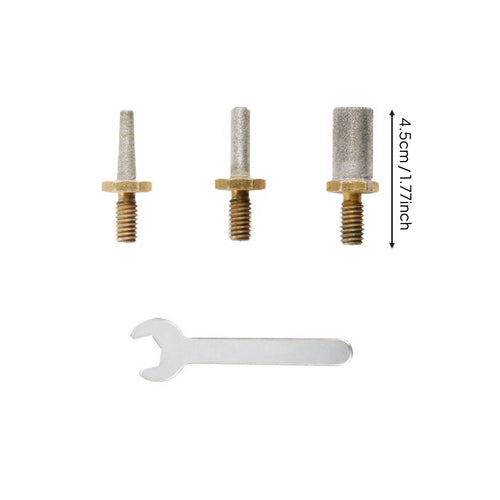 4 Pieces Crystal Grinder Set High-Strength Spiral Grinding Wheel Long-Lasting