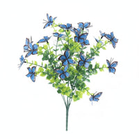 Greenery Eucalyptus Butterfly Spray Realistic Look Artificial Butterfly Branch Reusable Artificial Eucalyptus Stem for Tabletop