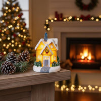Miniature Village Buildings Lightweight Christmas Village Houses Collectible
