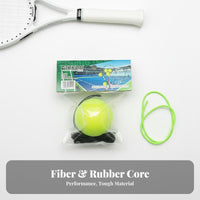 High Elasticity Tennis Ball with String Long-Lasting Rebound Tennis Ball Anti-Slip Base for Beginners, Adults, Outdoor, Backyard, Driveway