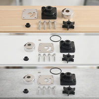 Complete Liquid Pump Repair Kit with Housing Comprehensive Impeller Repair Kit with Housing Heavy-Duty Easy for Boat Owners