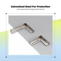 L Shape Bracket Metal Corner Brace Wood Cabinet Support