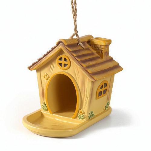 Hanging Bird Feeder Long-Lasting Bird Feeder with Tray Sturdy for Garden, Yard