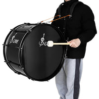 Black Marching Drum Adjustable Band Gear for Procession