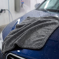 Double-Sided Car Drying Towel with Twisted Loop Weave, Magic Wipe Cloth for Multi-Purpose Use, Reusable Twisted Pile