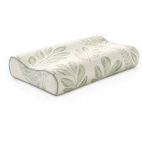 Pillow with Jacquard Cover Cushioned Bedding Supportive for Travel