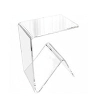 Transparent Tiered Table Multi-Functional Transparent C-Table Easy to Clean