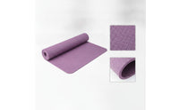 Non-Slip Exercise Mat with Alignment Lines Textured Exercise Material-Friendly Long-Lasting for Yogis, Fitness Enthusiasts, Home Workouts, Floor Exercises