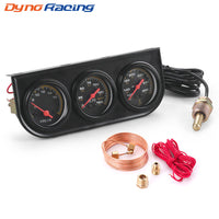 2 Inch 52mm Mechanical Triple Gauge Set for 12V Vehicles