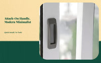 No-hole, no-drill handle. Discreet pull, pressure-sensitive installation. Suitable for kitchen, cabinet, drawer, glass, sliding, and wooden doors.