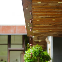 Mushroom Rain Chain Weather Resistant Bell Rain Chain Easy Install Outdoor Decor for Roofline, Garden, Sunroom