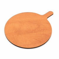 Pizza Board with Handle Wood Fiber Serving Board with Handle Wooden Pizza Peel for Hosts