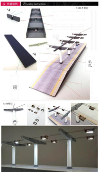 High-Speed Rail Station Platform Model Kit (No Tracks) 1:87 Scale
