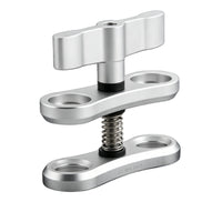Aluminum Butterfly Clamp Hand-Tightened Butterfly Clamp Threaded Screw