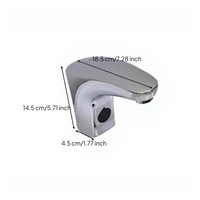 Touchless Bathroom Faucet, Motion Sensor, Metallic Finish