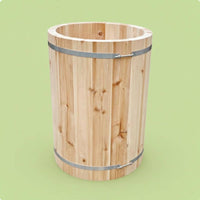 Traditional Round Beehive Handmade Wooden Beehive Barrel Eco-Friendly for Garden