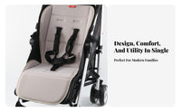 All-Season Use Baby Stroller Cushion Soft and Comfortable Baby Stroller Seat Liner Easy to Wash for Infants, Toddlers, High Chair