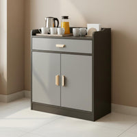Dining Room Storage Cabinet Multifunctional Sideboard Buffet Cabinet Large Capacity Organization Furniture Raised Countertop Fence Elevated Base Suitable for Apartment Dwellers Renters Hallway Kitchen Dining Room