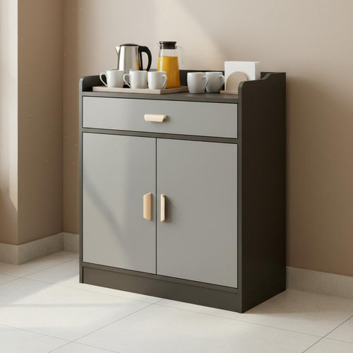 Dining Room Storage Cabinet Multifunctional Sideboard Buffet Cabinet Large Capacity Organization Furniture Raised Countertop Fence Elevated Base Suitable for Apartment Dwellers Renters Hallway Kitchen Dining Room