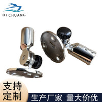 316不锈钢船用天线座  可调节旋转支架 游艇五金管夹底座  灯底座